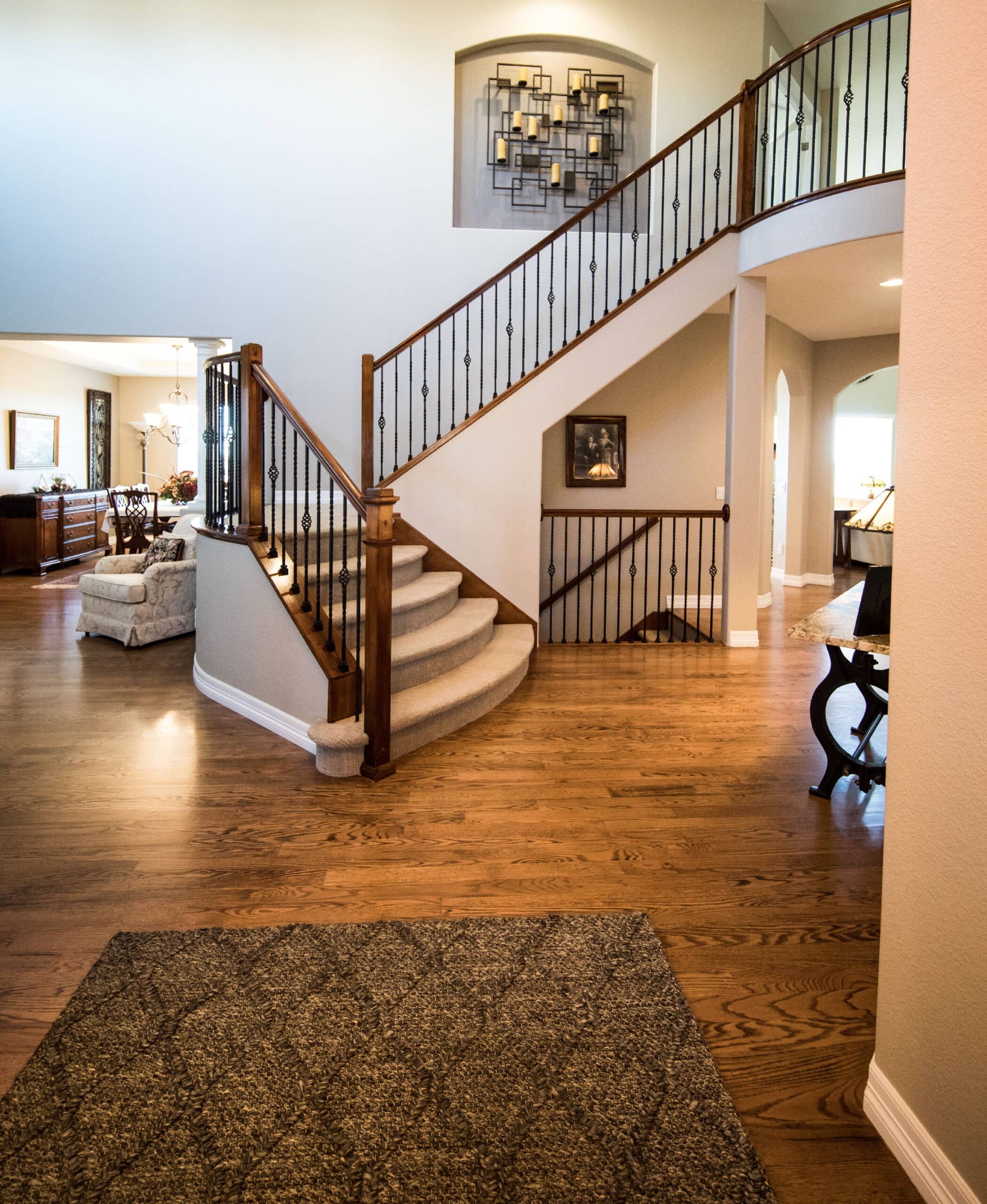Elegant Hardwood Flooring – Modern Living Room new hardwood flooring in entry way