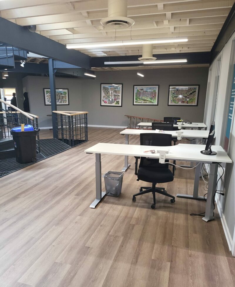 Professional Painting Services by 127 Restoration open office concept with paint by 127 Restoration