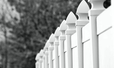 vinyl-white-fence-scaled-e1645471670964 white vinyl fence with posts